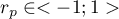 $r_p \in <-1; 1>$