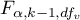 $F_{\alpha,k-1,df_v}$