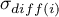 $\sigma_{diff(i)}$