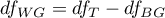 $df_{WG}=df_{T}-df_{BG}$