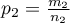 $p_2=\frac{m_2}{n_2}$